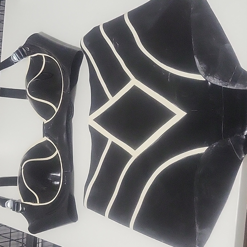 Atsuko Kudo two piece latex set